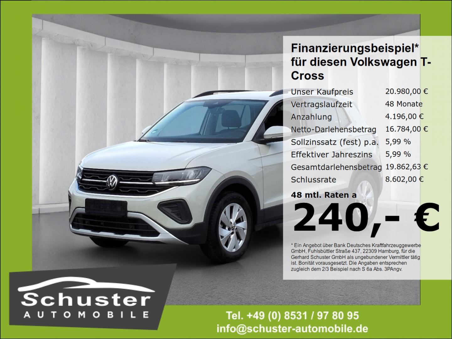 Volkswagen T-Cross 1.0 TSI Life