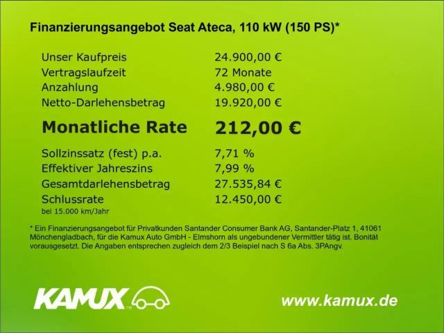 Seat Ateca 1.5 TSI DSG