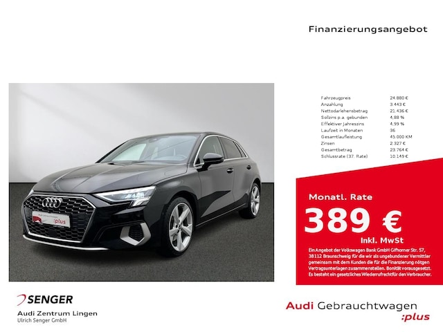 Audi A3 35 TDI S-Tronic Sportback