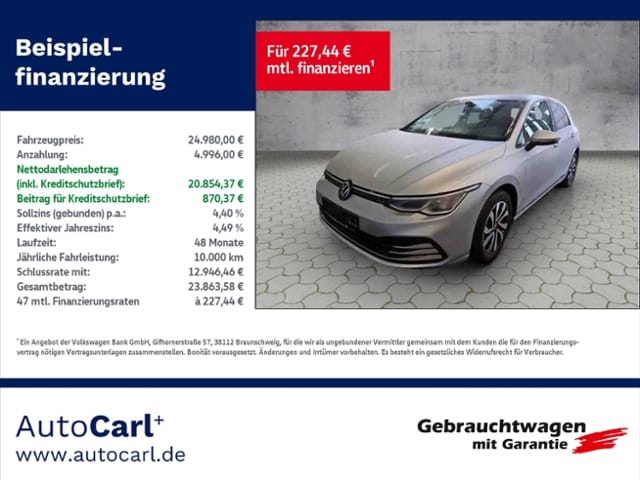 Volkswagen Golf 1.5 TSI Golf VIII