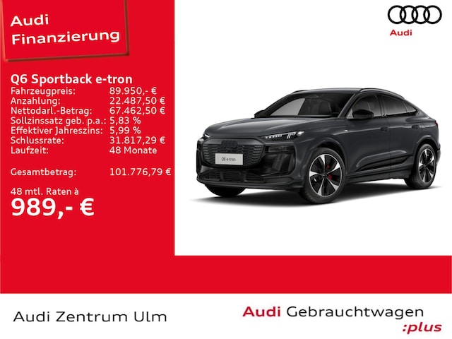 Audi Q6 e-tron Quattro Sportback