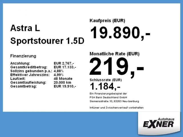 Opel Astra 1.5 CDTI Business Elegance