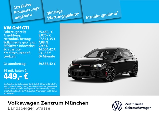 Volkswagen Golf 2.0 TSI DSG GTI Golf VIII