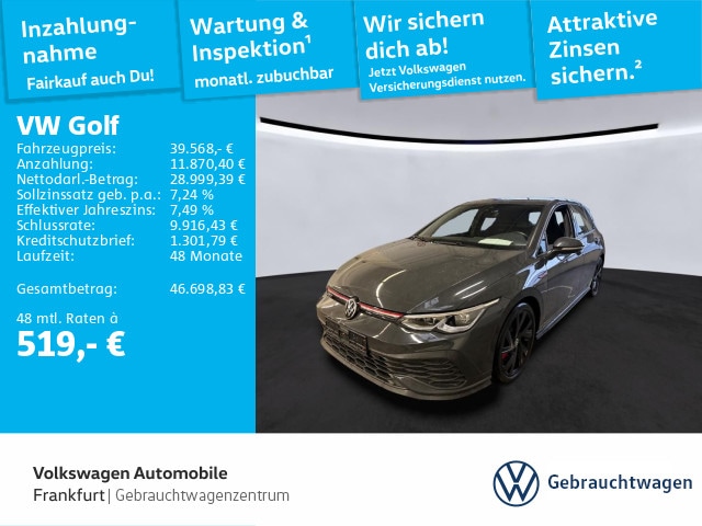 Volkswagen Golf 2.0 TSI DSG GTI Golf VIII