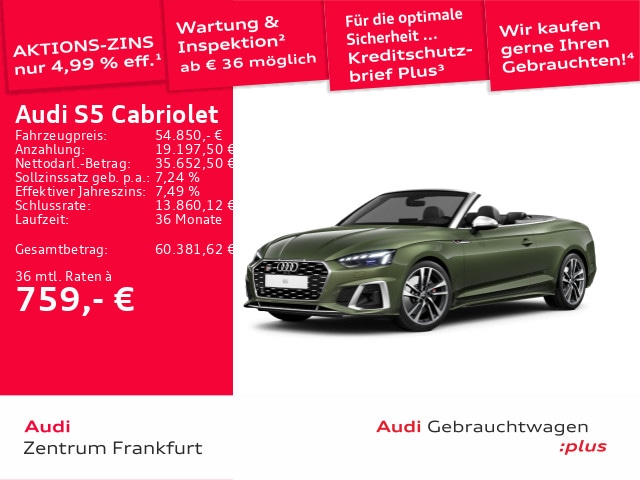 Audi S5 Cabriolet Quattro