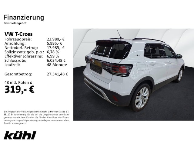 Volkswagen T-Cross 1.0 TSI DSG
