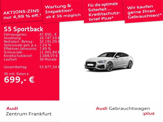 Audi S5 Quattro Sportback