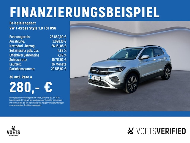 Volkswagen T-Cross 1.0 TSI DSG Style