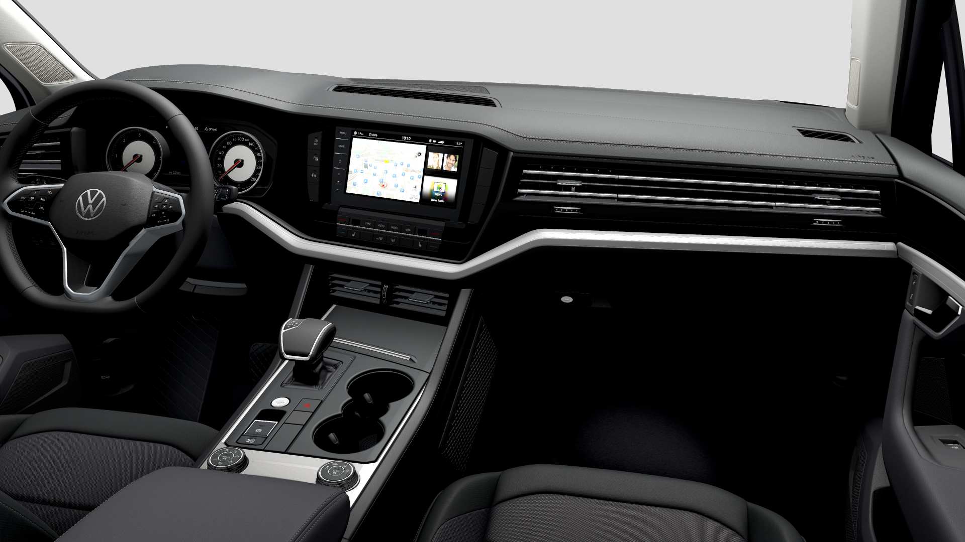 Volkswagen Touareg 4M Panodach AHK Luft LED Kamera ACC Climatronic Sitzhzg.