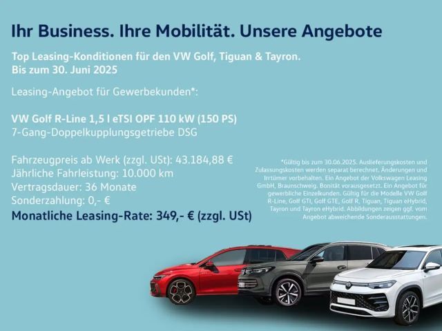 Volkswagen Golf 1.5 eTSI DSG IQ.Drive R-Line