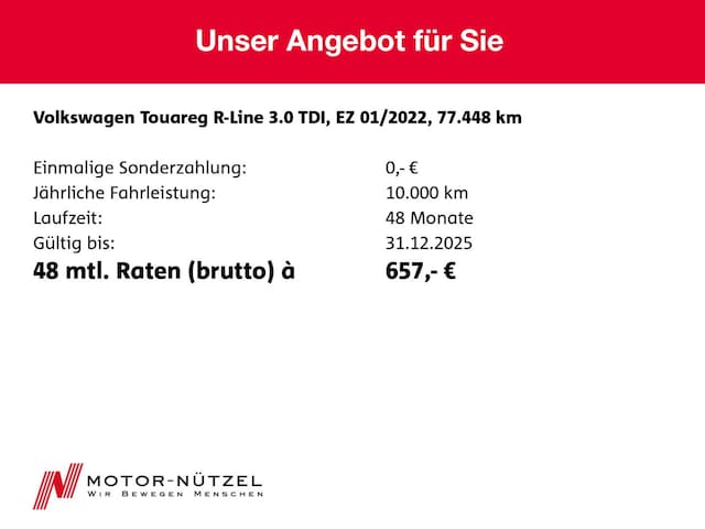 Volkswagen Touareg 3.0 V6 TDI R-Line