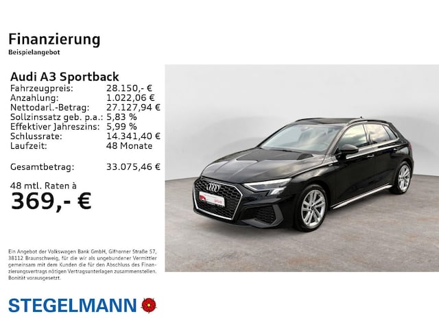Audi A3 30 TDI S-Line S-Tronic Sportback