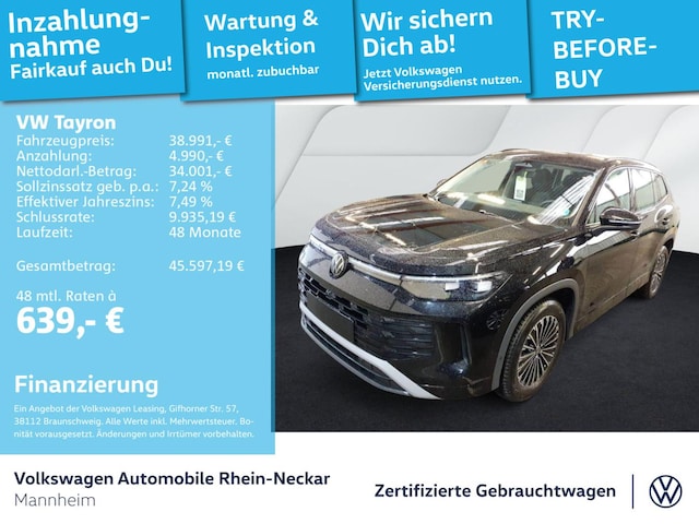 Volkswagen Tayron 1.5 eTSI DSG Life