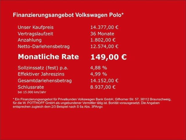 Volkswagen Polo 1.0 TSI Life
