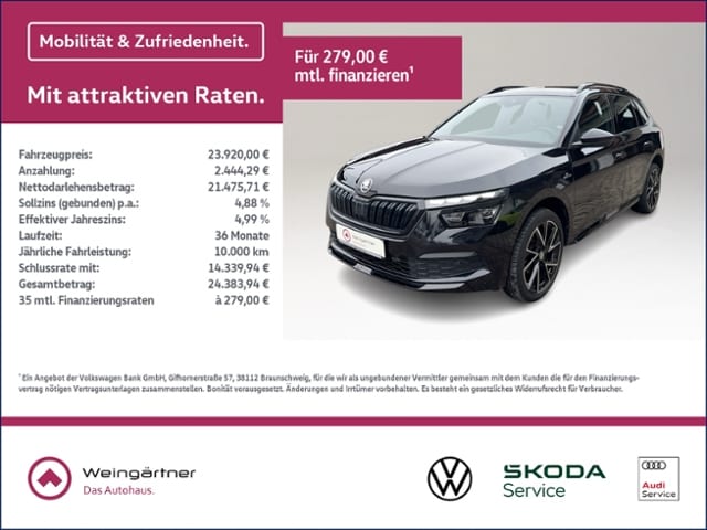 Skoda Kamiq 1.5 TSI Business Monte Carlo