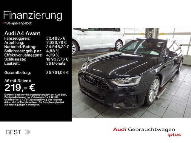 Audi A4 40 TFSI Avant Quattro S-Line S-Tronic