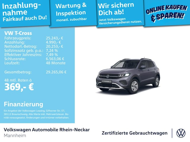 Volkswagen T-Cross 1.5 TSI DSG Life