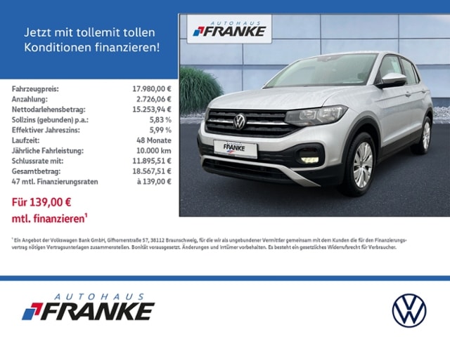 Volkswagen T-Cross 1.0 TSI Life