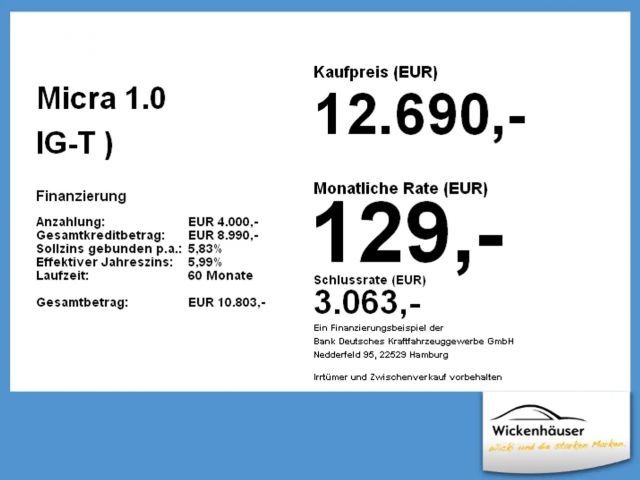 Nissan Micra IG-T N-WAY