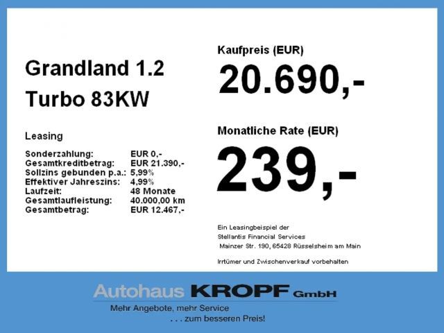 Opel Grandland X 1.2 Turbo Turbo