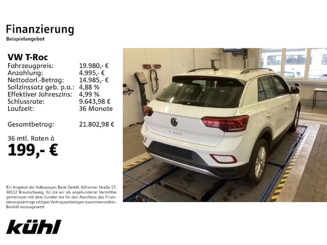 Volkswagen T-Roc 1.0 TSI Life