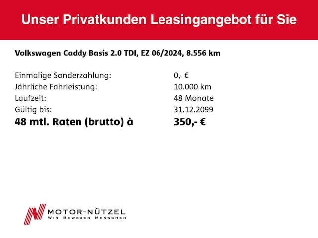 Volkswagen Caddy 2.0 TDI