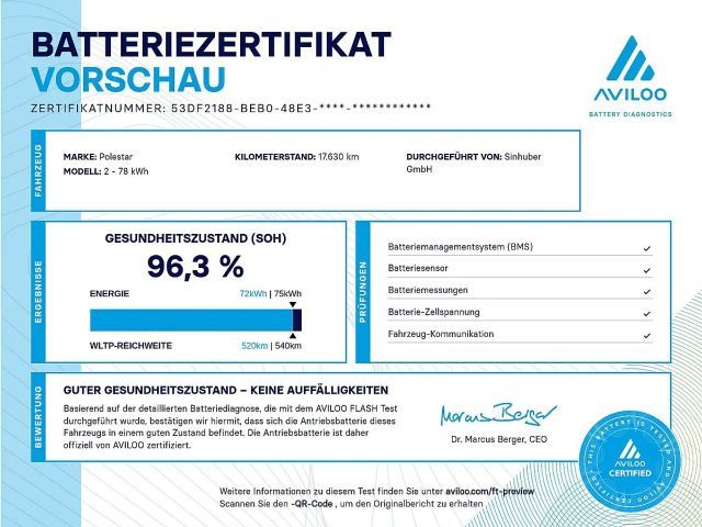 Polestar 2 Long range Single motor