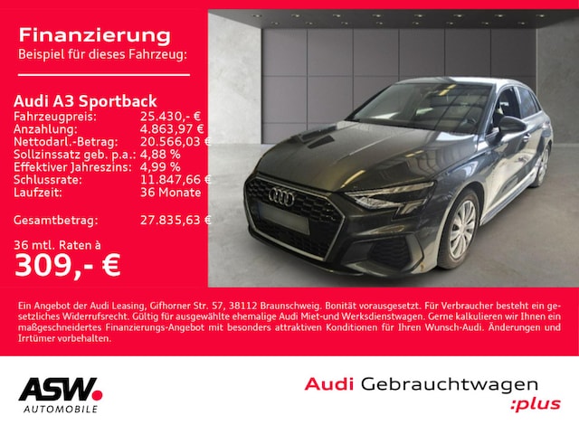 Audi A3 30 TFSI S-Line Sportback