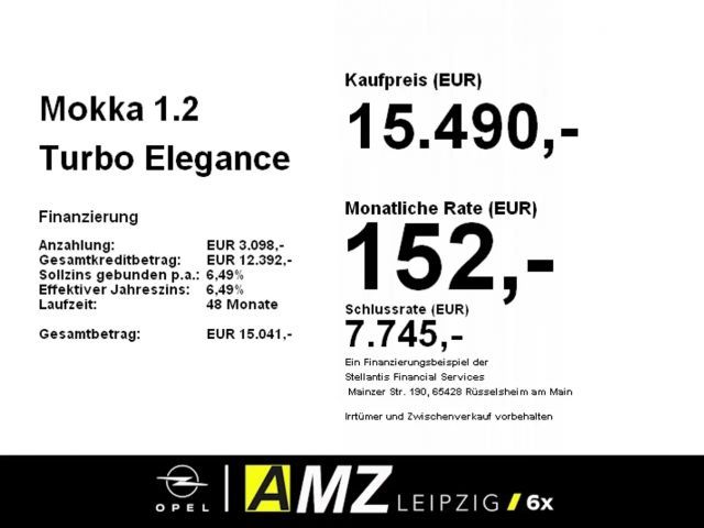 Opel Mokka 1.2 Turbo Elegance Turbo