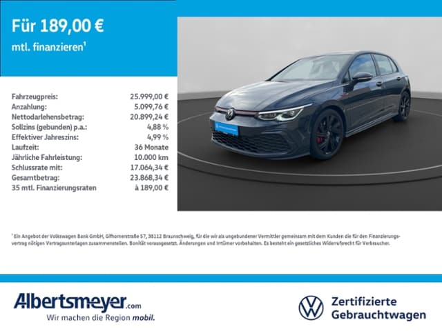 Volkswagen Golf 2.0 TSI Golf VIII