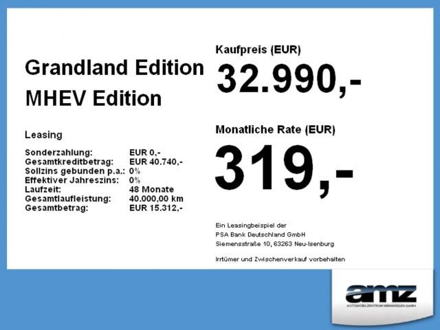 Opel Grandland X Edition