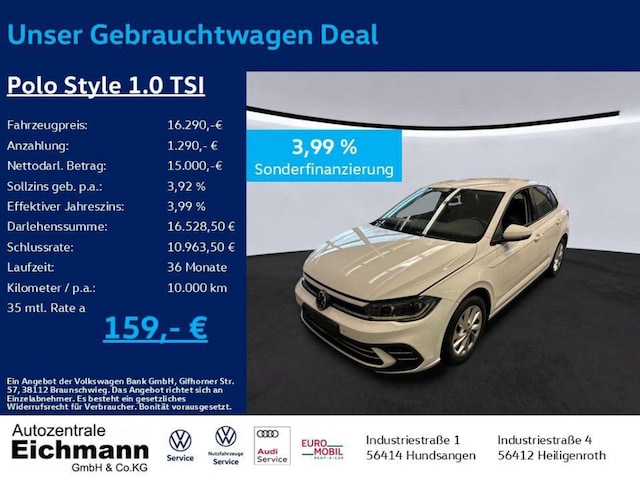 Volkswagen Polo Polo 1.0     StyleBT070 TSIM5F