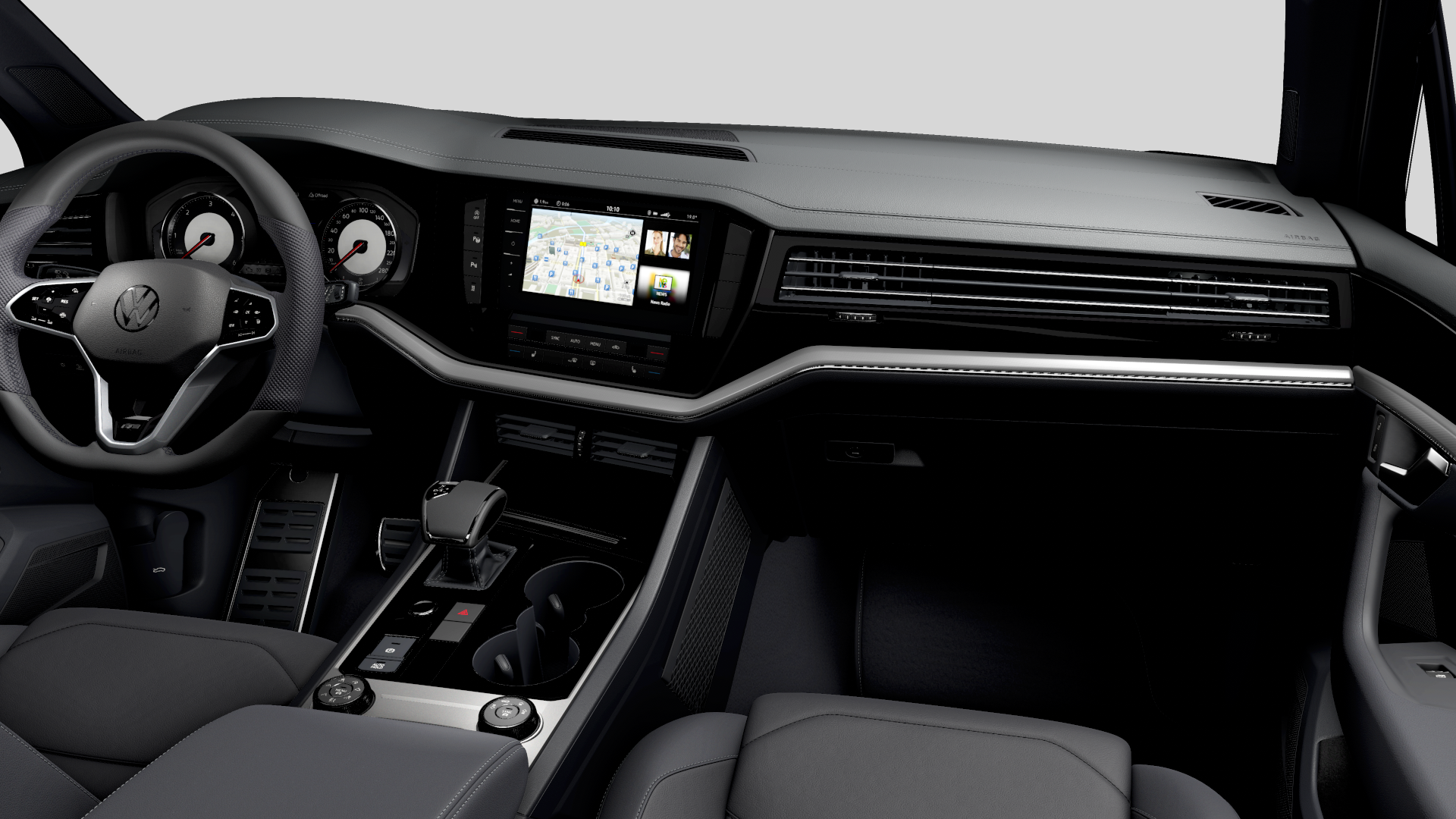 Volkswagen Touareg 4M Standhzg. AHK Luft LED Matrix Navi Leder Vienna ACC Climatronic Sitzhzg.