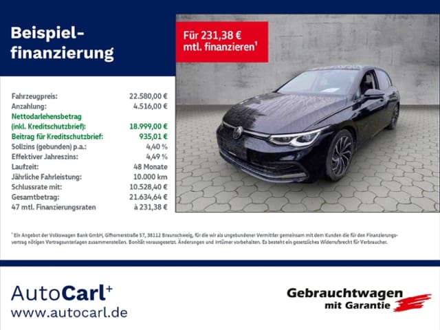 Volkswagen Golf 1.5 TSI Golf VIII