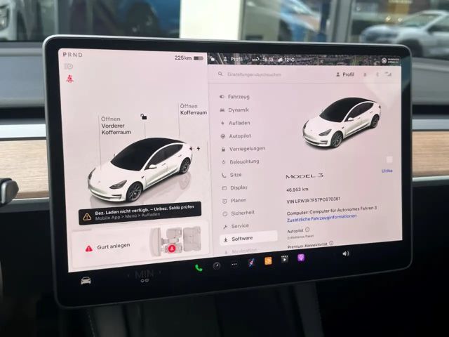Tesla Model 3 SHz LHZ KAMERA LED ACC PANO