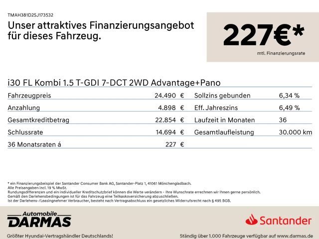 Hyundai i30 2WD Advantage T-GDi