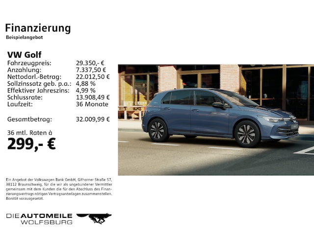 Volkswagen Golf 2.0 TDI DSG Golf VIII