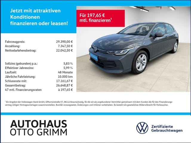 Volkswagen Golf 1.5 eTSI DSG Golf VIII