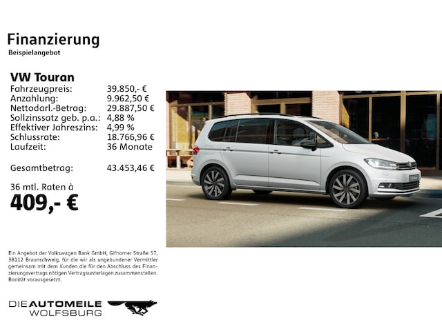 Volkswagen Touran 1.5 TSI DSG Highline Style