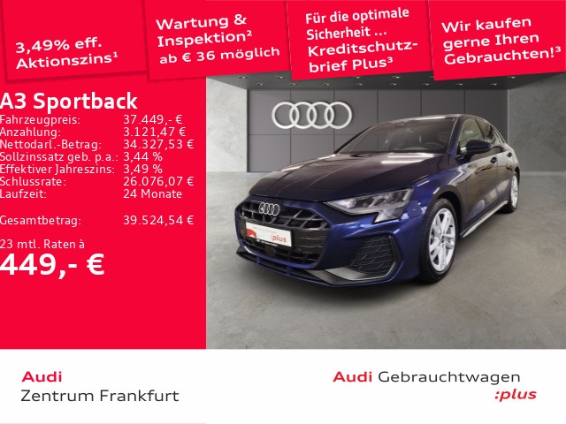 Audi A3 35 TDI S-Line S-Tronic Sportback
