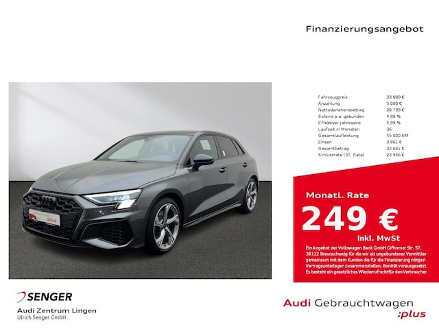 Audi S3 Quattro S-Tronic Sportback