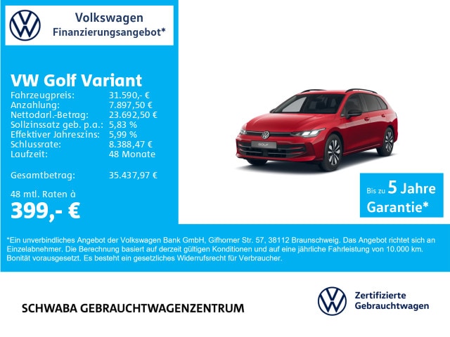Volkswagen Golf 1.5 eTSI DSG Golf VIII Variant