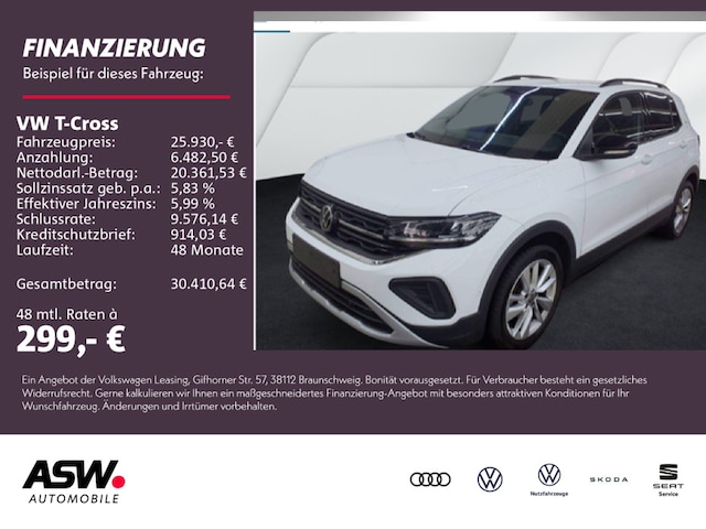 Volkswagen T-Cross DSG Life