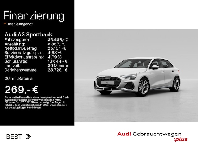 Audi A3 35 TFSI S-Line S-Tronic Sportback