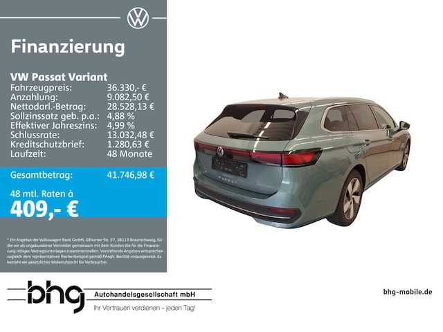 Volkswagen Passat 2.0 TDI Business DSG Variant