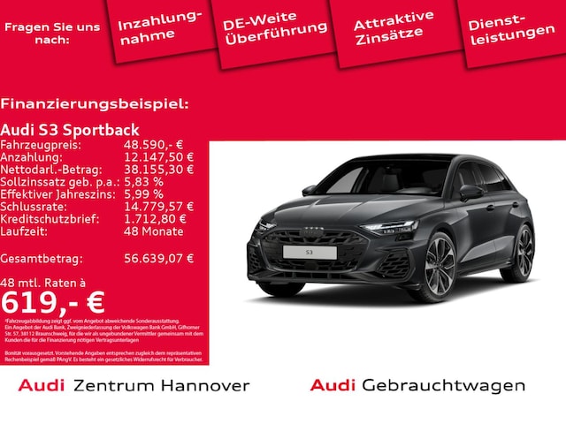 Audi S3 Quattro S-Tronic Sportback