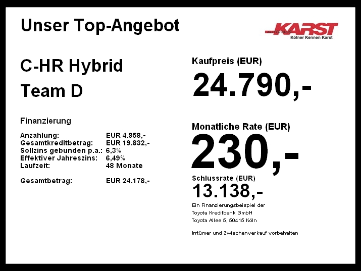 Toyota C-HR 5-deurs Team D
