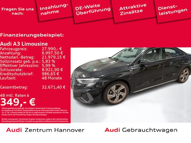 Audi A3 35 TFSI S-Line S-Tronic Sedan