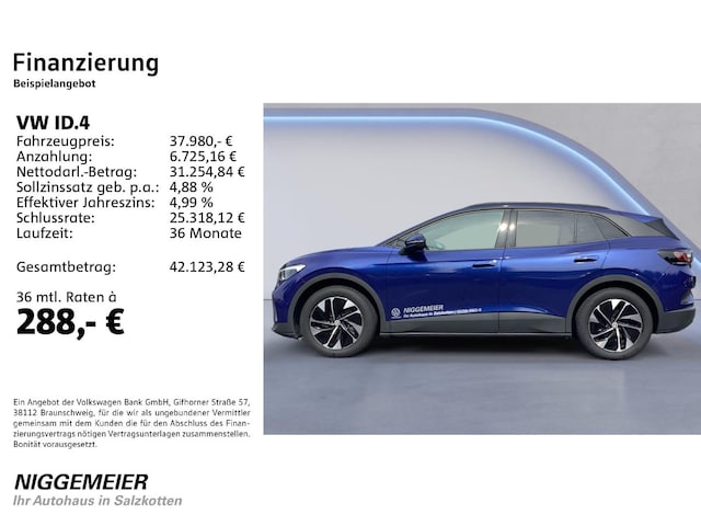 Volkswagen ID.4 77 KWh Move Performance Pro