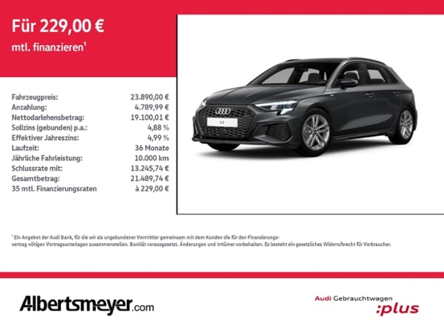 Audi A3 35 TDI S-Tronic Sportback